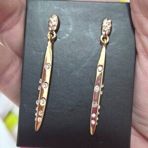 18K Gold Plated Crystal Women's Earrings